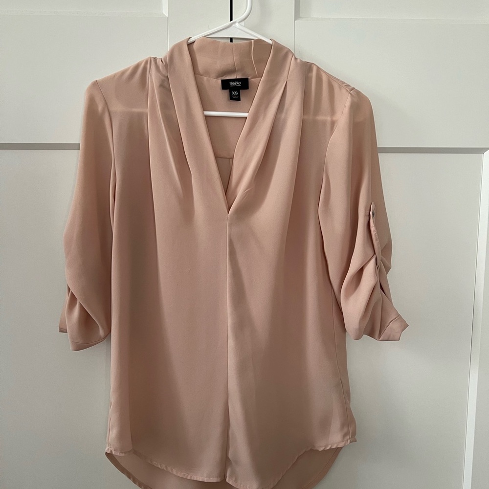 Women's Blush Pink Blouse